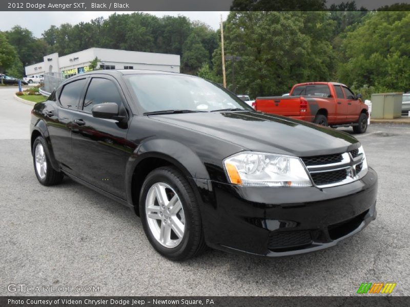 Black / Black 2012 Dodge Avenger SXT