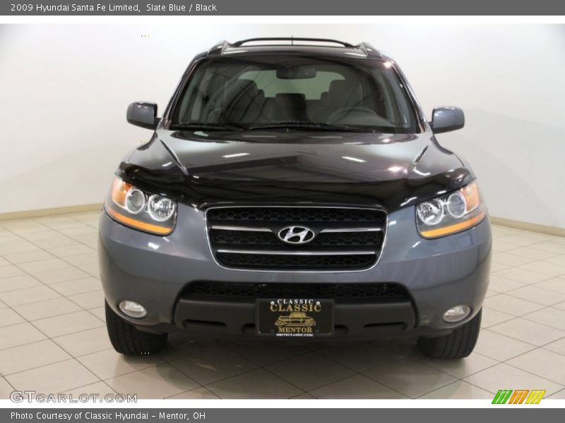 Slate Blue / Black 2009 Hyundai Santa Fe Limited