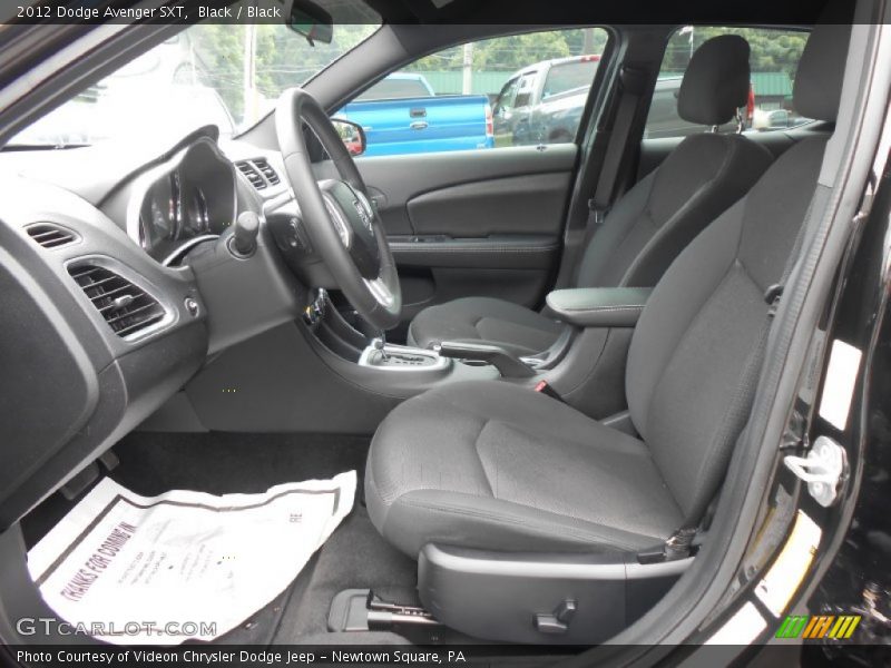 Black / Black 2012 Dodge Avenger SXT