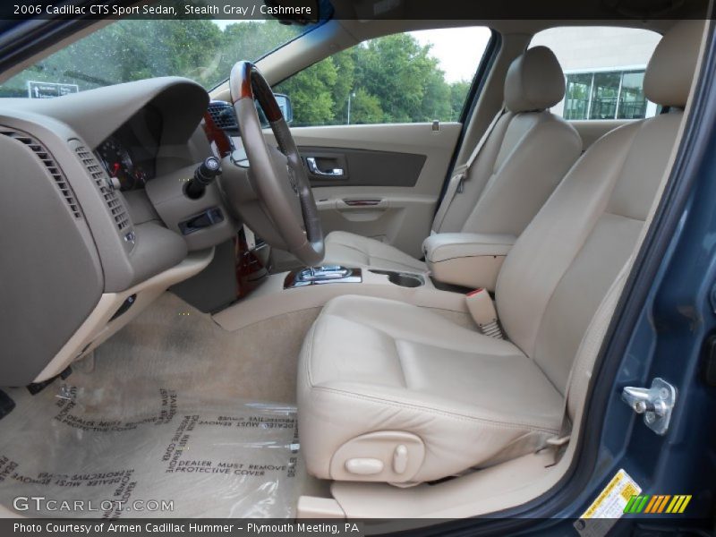 Stealth Gray / Cashmere 2006 Cadillac CTS Sport Sedan