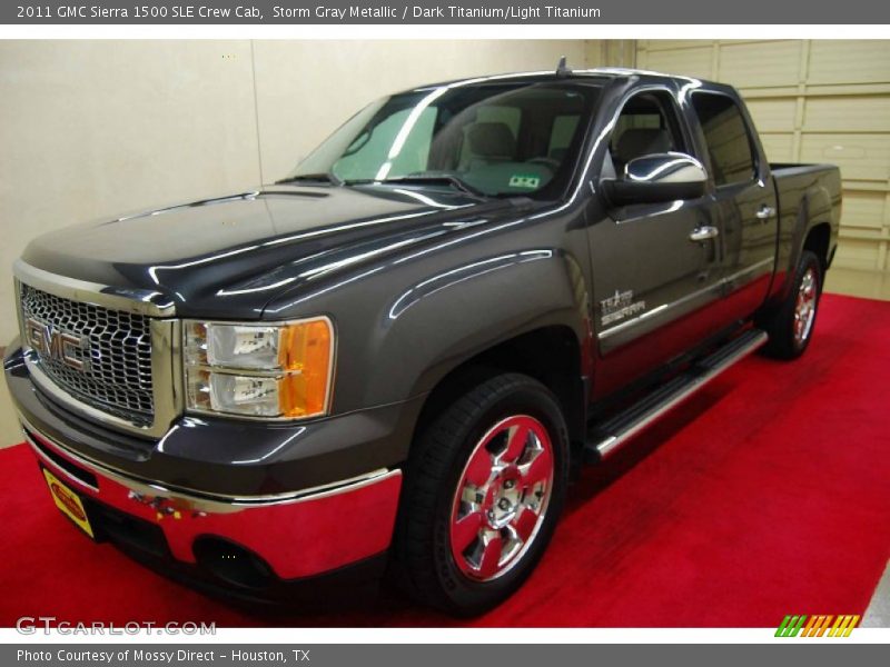 Storm Gray Metallic / Dark Titanium/Light Titanium 2011 GMC Sierra 1500 SLE Crew Cab