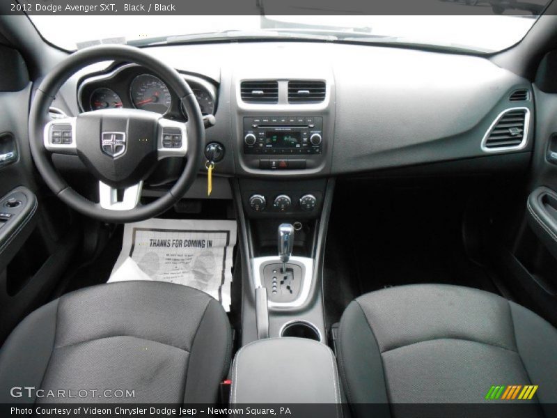 Black / Black 2012 Dodge Avenger SXT