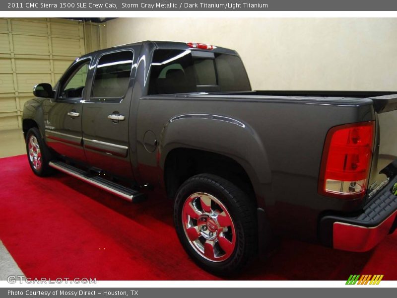 Storm Gray Metallic / Dark Titanium/Light Titanium 2011 GMC Sierra 1500 SLE Crew Cab