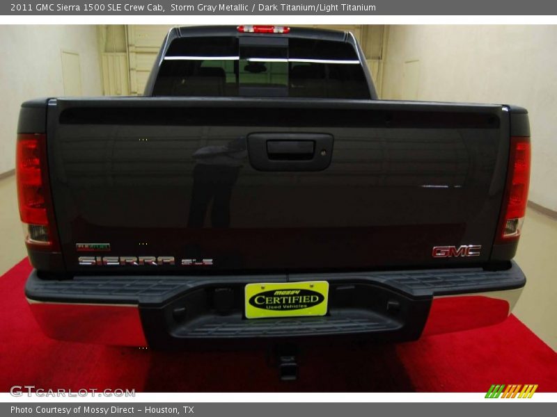 Storm Gray Metallic / Dark Titanium/Light Titanium 2011 GMC Sierra 1500 SLE Crew Cab