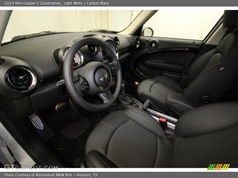  2014 Cooper S Countryman Carbon Black Interior