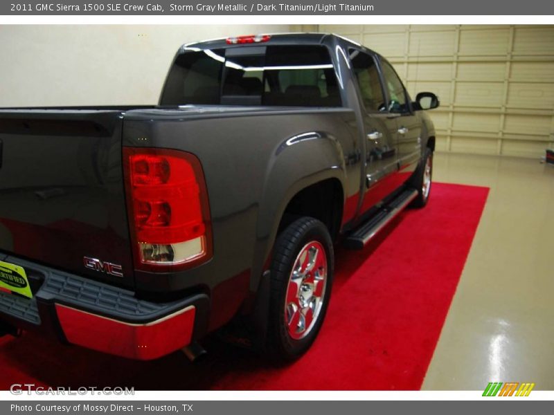 Storm Gray Metallic / Dark Titanium/Light Titanium 2011 GMC Sierra 1500 SLE Crew Cab