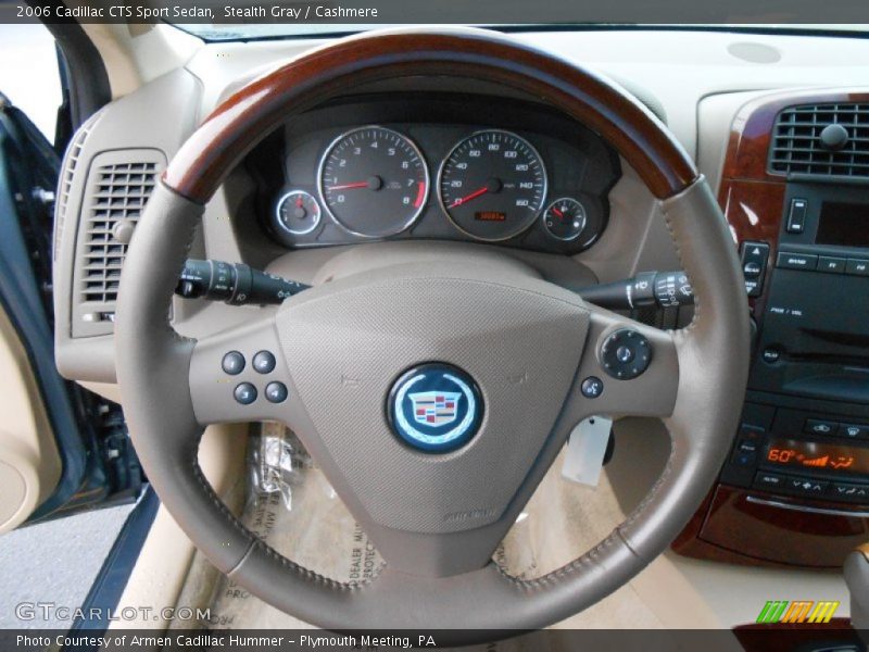 Stealth Gray / Cashmere 2006 Cadillac CTS Sport Sedan