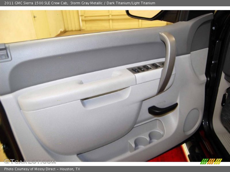 Storm Gray Metallic / Dark Titanium/Light Titanium 2011 GMC Sierra 1500 SLE Crew Cab