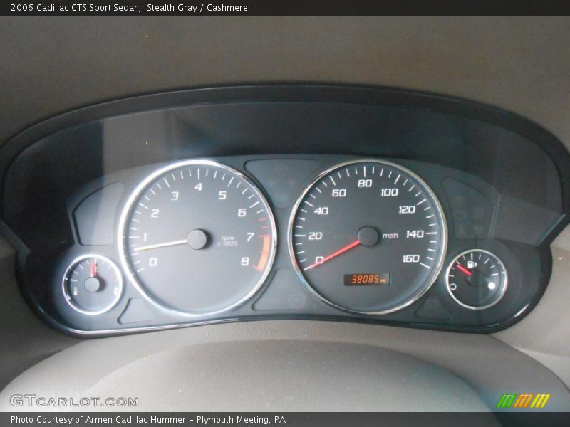 Stealth Gray / Cashmere 2006 Cadillac CTS Sport Sedan