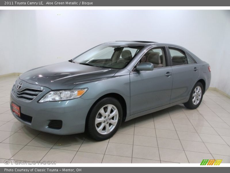 Aloe Green Metallic / Bisque 2011 Toyota Camry LE