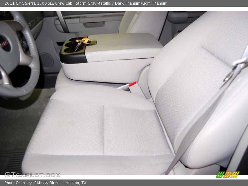 Storm Gray Metallic / Dark Titanium/Light Titanium 2011 GMC Sierra 1500 SLE Crew Cab
