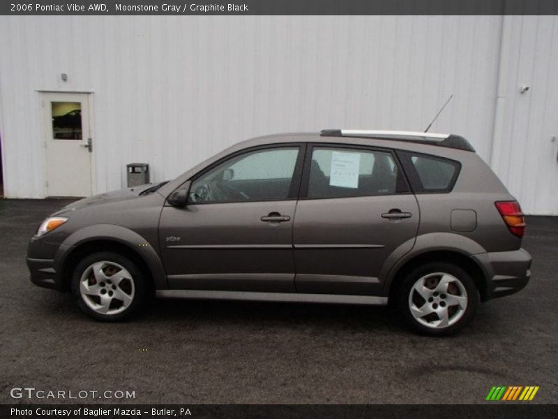 Moonstone Gray / Graphite Black 2006 Pontiac Vibe AWD
