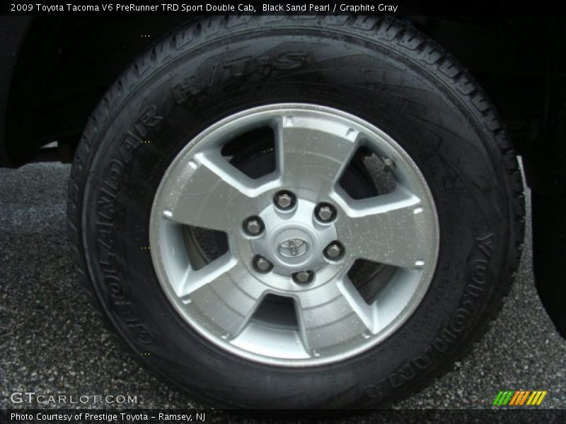 Black Sand Pearl / Graphite Gray 2009 Toyota Tacoma V6 PreRunner TRD Sport Double Cab
