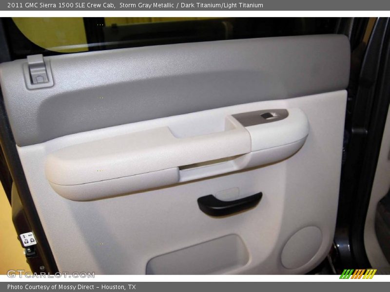 Storm Gray Metallic / Dark Titanium/Light Titanium 2011 GMC Sierra 1500 SLE Crew Cab