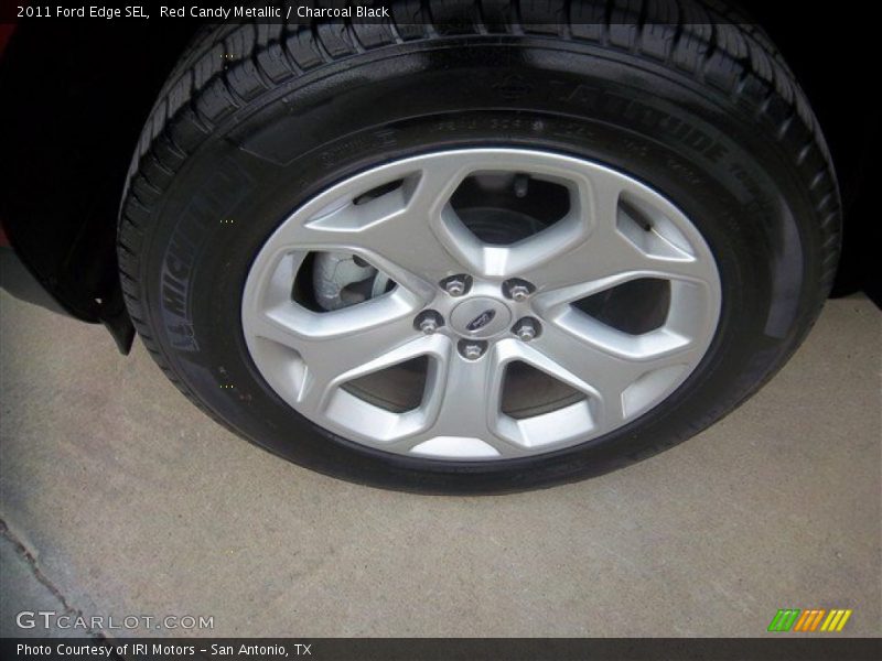 Red Candy Metallic / Charcoal Black 2011 Ford Edge SEL