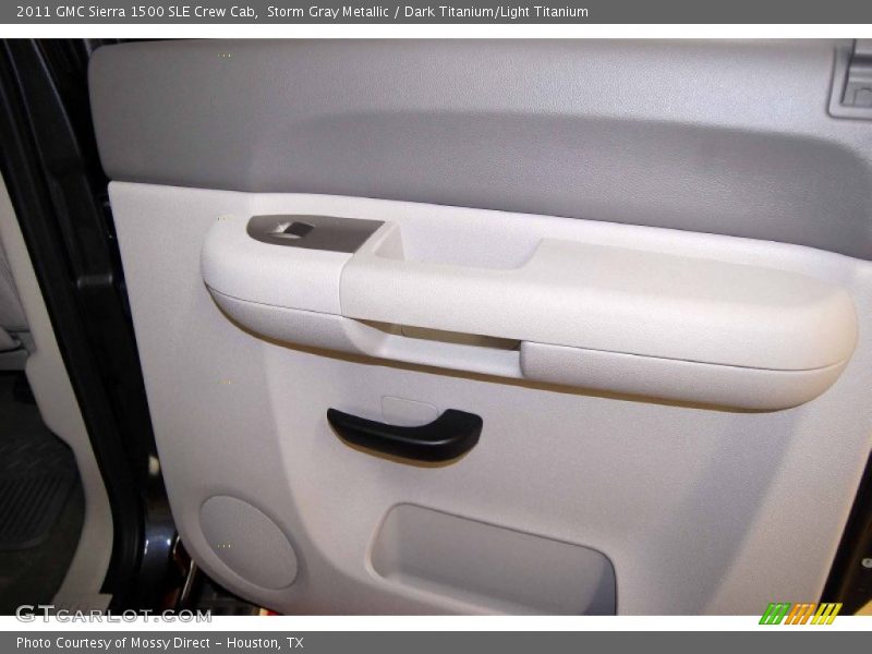 Storm Gray Metallic / Dark Titanium/Light Titanium 2011 GMC Sierra 1500 SLE Crew Cab