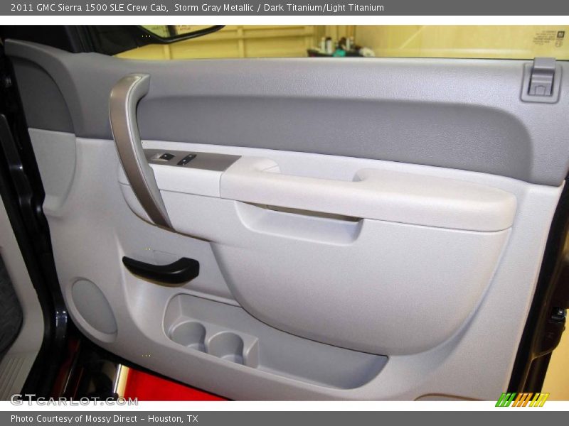 Storm Gray Metallic / Dark Titanium/Light Titanium 2011 GMC Sierra 1500 SLE Crew Cab