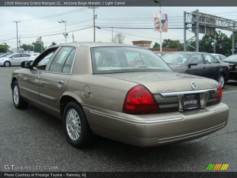 Arizona Beige Metallic / Light Camel 2006 Mercury Grand Marquis LS