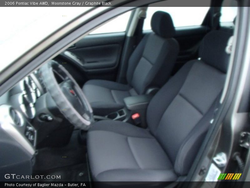 Moonstone Gray / Graphite Black 2006 Pontiac Vibe AWD