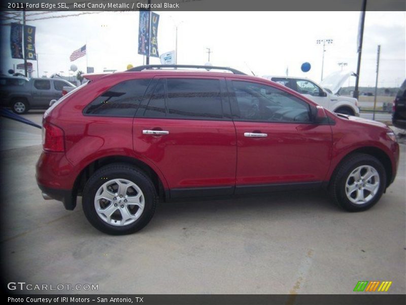 Red Candy Metallic / Charcoal Black 2011 Ford Edge SEL