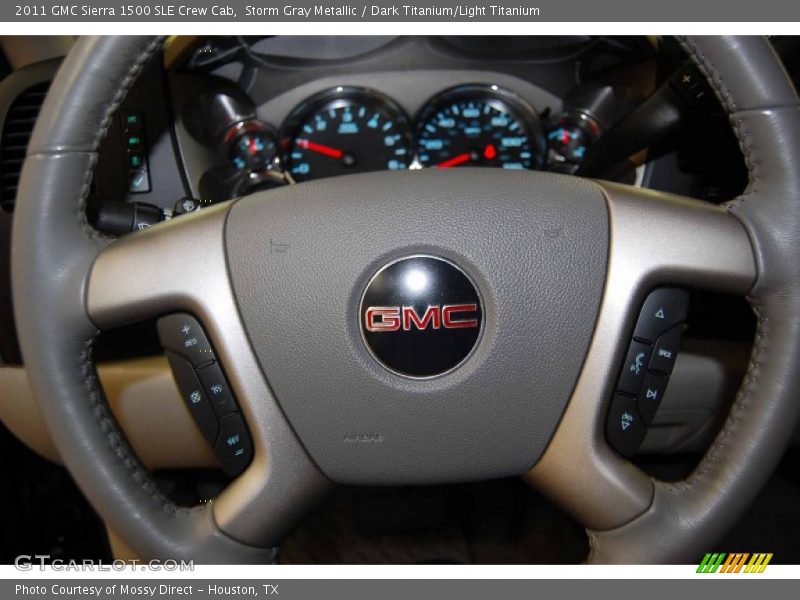 Storm Gray Metallic / Dark Titanium/Light Titanium 2011 GMC Sierra 1500 SLE Crew Cab