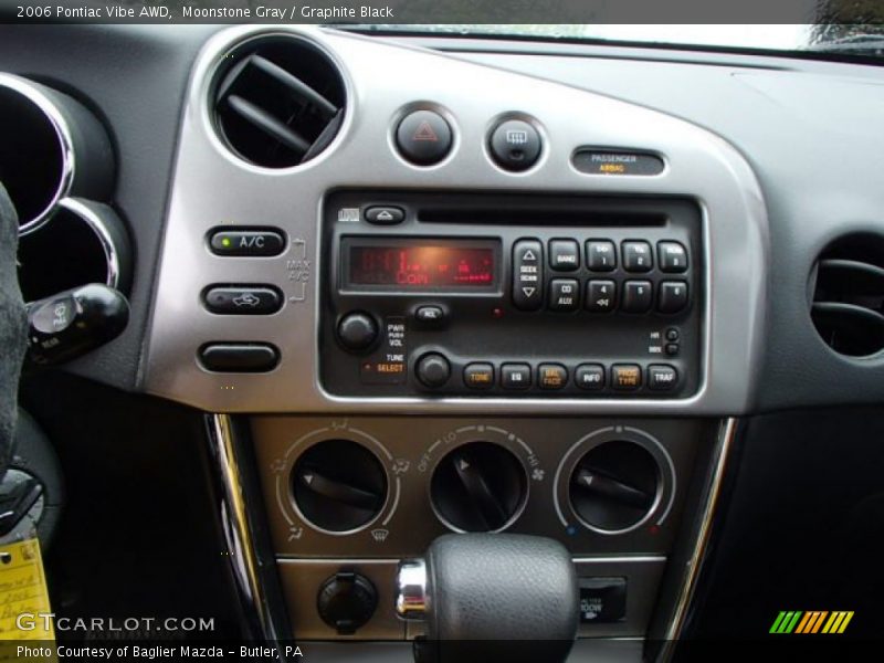 Moonstone Gray / Graphite Black 2006 Pontiac Vibe AWD