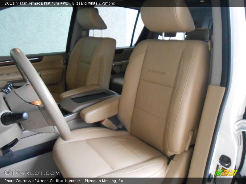 Blizzard White / Almond 2011 Nissan Armada Platinum 4WD