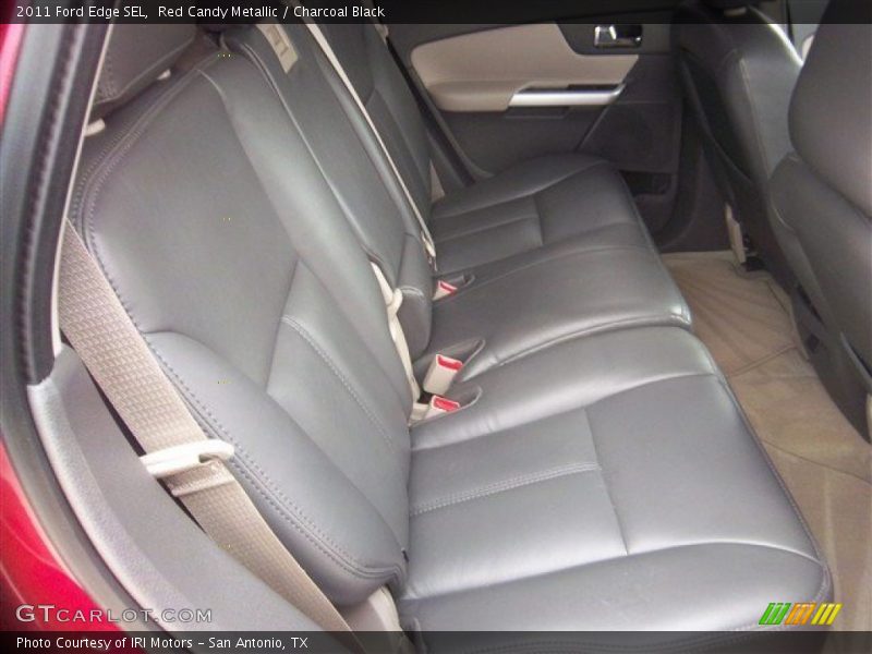 Red Candy Metallic / Charcoal Black 2011 Ford Edge SEL