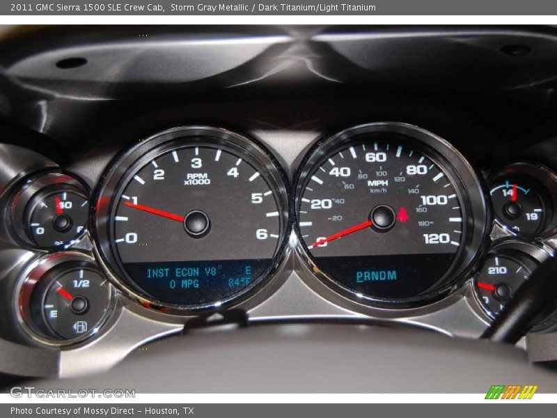 Storm Gray Metallic / Dark Titanium/Light Titanium 2011 GMC Sierra 1500 SLE Crew Cab