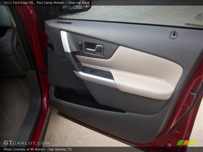 Red Candy Metallic / Charcoal Black 2011 Ford Edge SEL