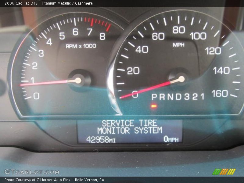 Titanium Metallic / Cashmere 2006 Cadillac DTS