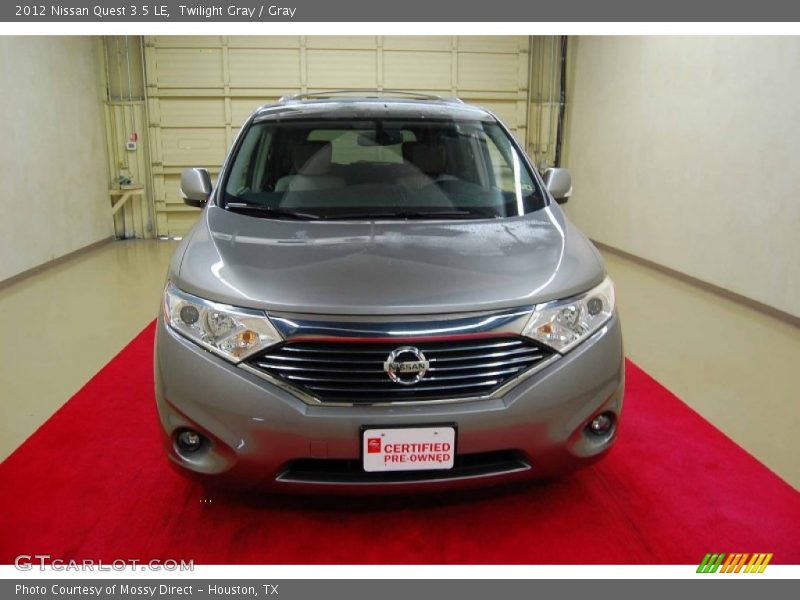 Twilight Gray / Gray 2012 Nissan Quest 3.5 LE