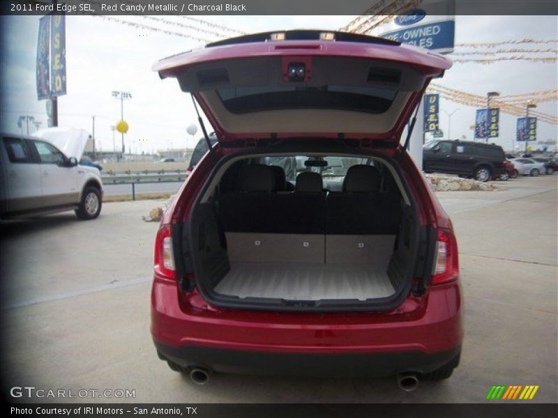 Red Candy Metallic / Charcoal Black 2011 Ford Edge SEL