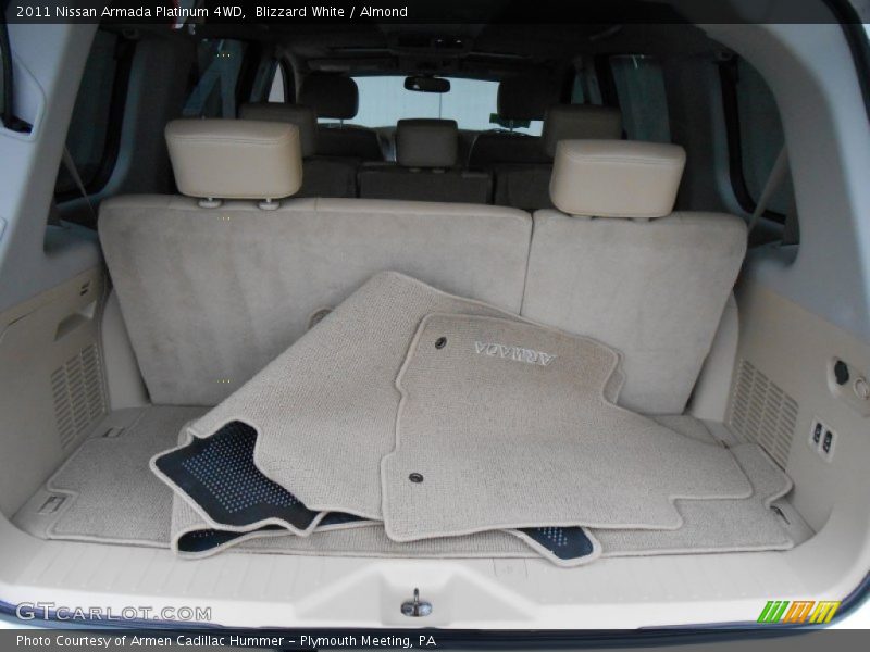Blizzard White / Almond 2011 Nissan Armada Platinum 4WD