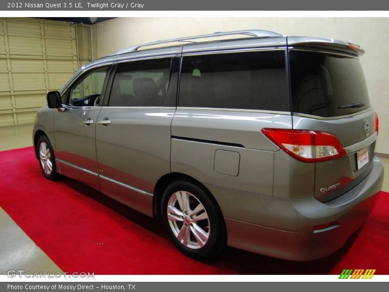 Twilight Gray / Gray 2012 Nissan Quest 3.5 LE
