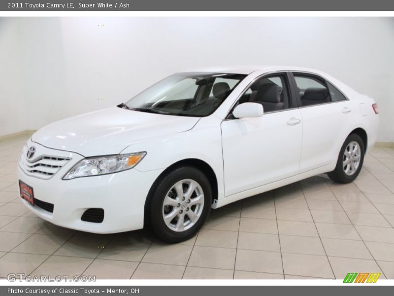 Super White / Ash 2011 Toyota Camry LE