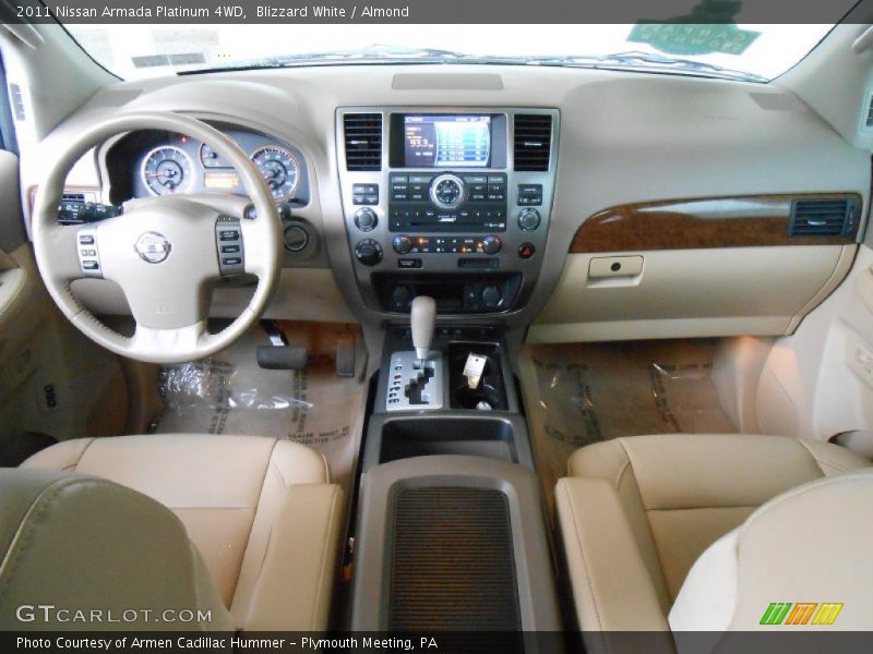 Blizzard White / Almond 2011 Nissan Armada Platinum 4WD