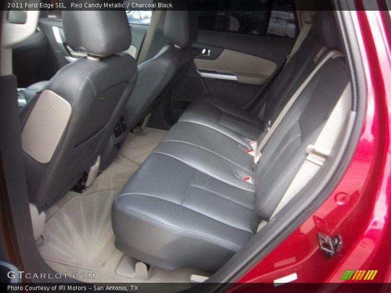 Red Candy Metallic / Charcoal Black 2011 Ford Edge SEL