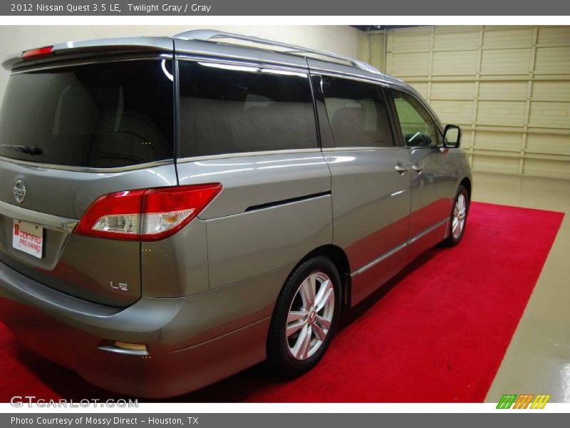 Twilight Gray / Gray 2012 Nissan Quest 3.5 LE