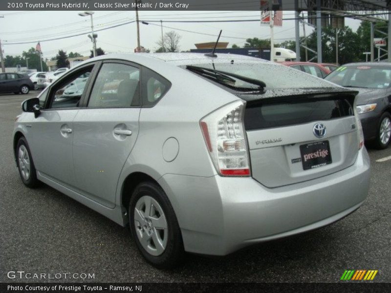 Classic Silver Metallic / Dark Gray 2010 Toyota Prius Hybrid IV