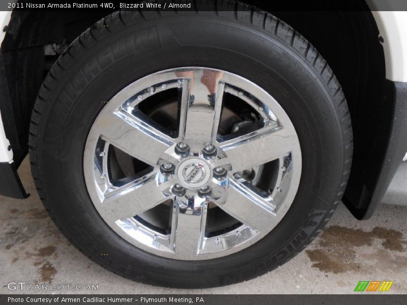Blizzard White / Almond 2011 Nissan Armada Platinum 4WD