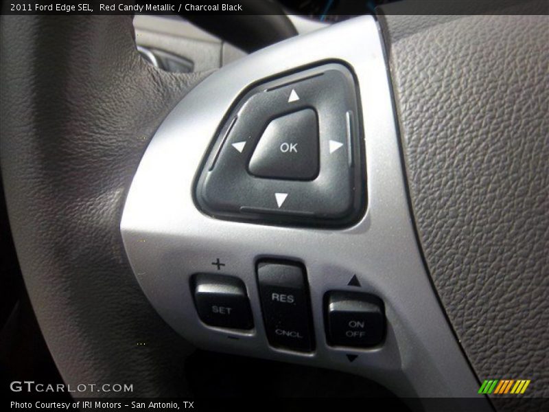 Red Candy Metallic / Charcoal Black 2011 Ford Edge SEL