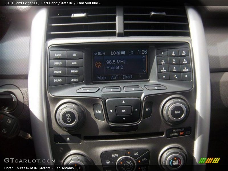 Red Candy Metallic / Charcoal Black 2011 Ford Edge SEL
