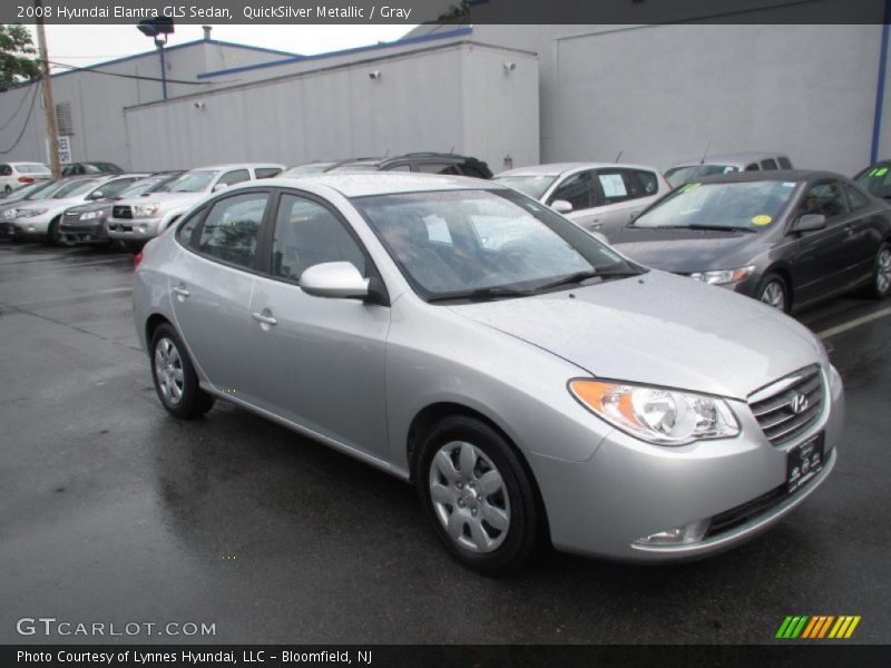 QuickSilver Metallic / Gray 2008 Hyundai Elantra GLS Sedan