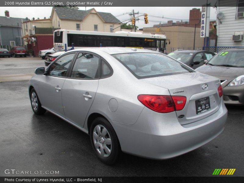QuickSilver Metallic / Gray 2008 Hyundai Elantra GLS Sedan