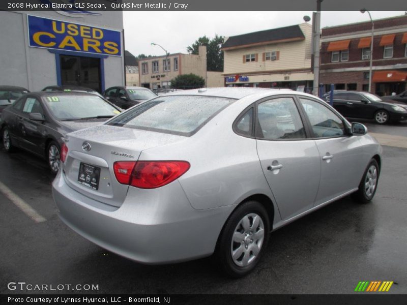 QuickSilver Metallic / Gray 2008 Hyundai Elantra GLS Sedan