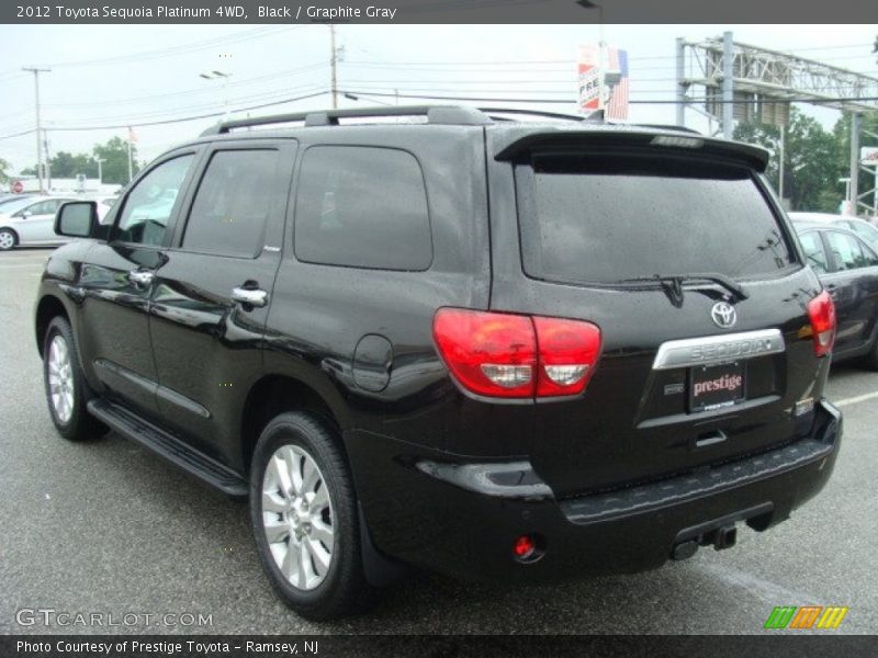 Black / Graphite Gray 2012 Toyota Sequoia Platinum 4WD