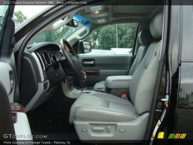 Black / Graphite Gray 2012 Toyota Sequoia Platinum 4WD