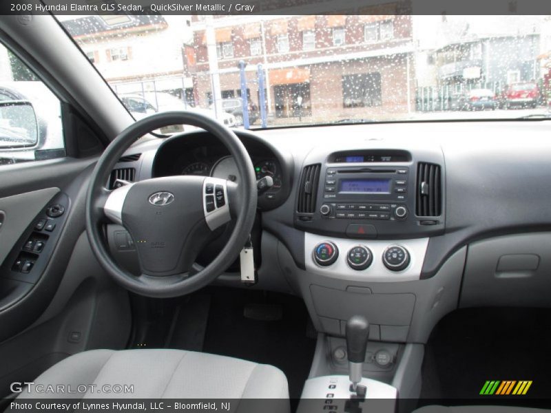 QuickSilver Metallic / Gray 2008 Hyundai Elantra GLS Sedan