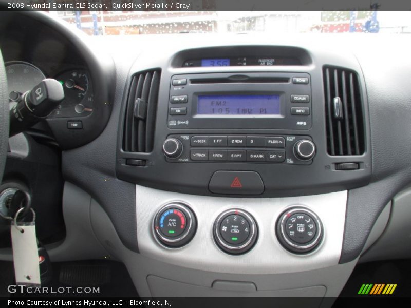 QuickSilver Metallic / Gray 2008 Hyundai Elantra GLS Sedan